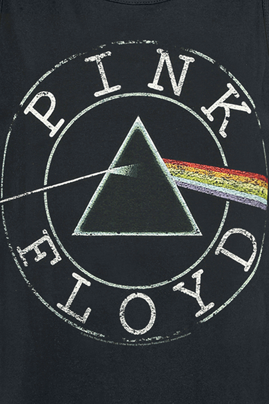Pink Floyd Logo Circle Tanktop black - Image 3