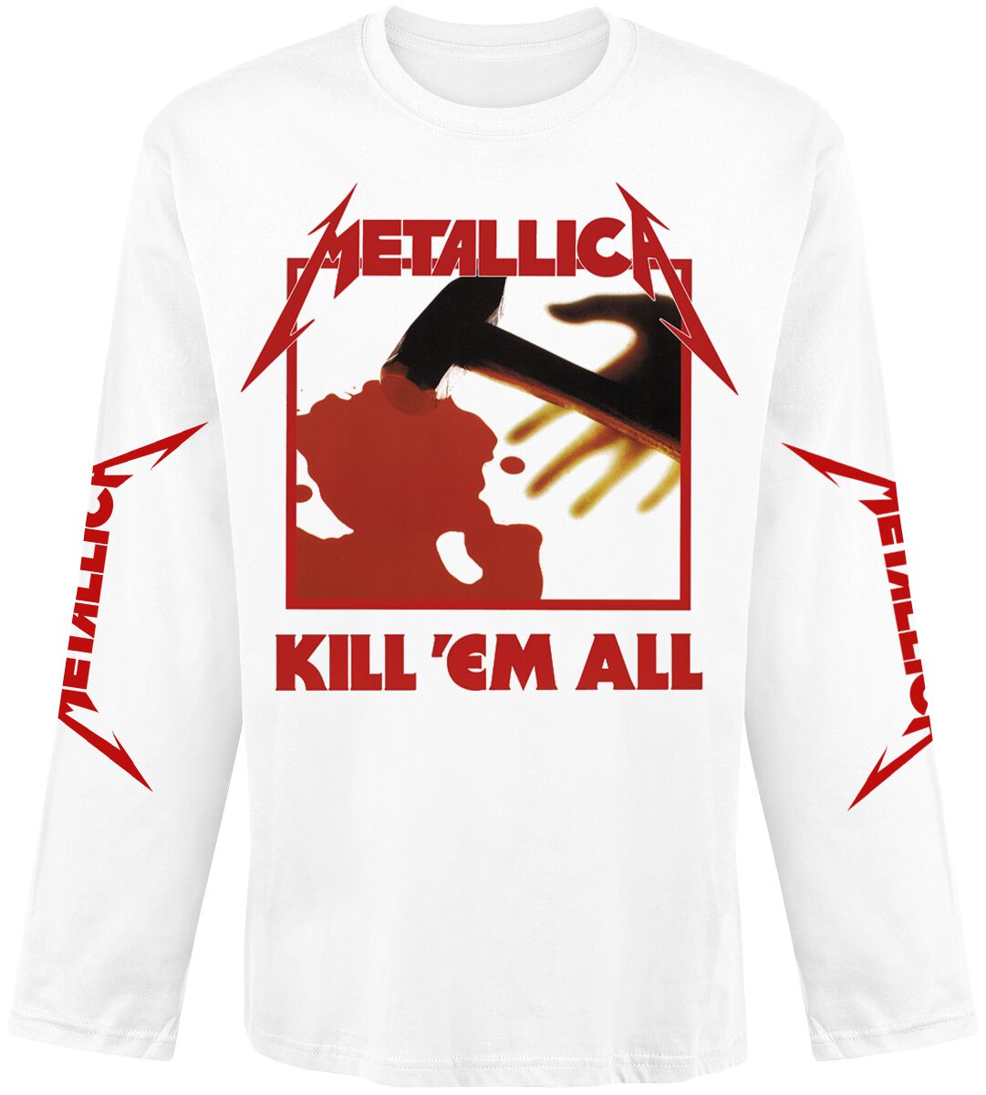 Metallica Kill 'Em All Long-sleeve Shirt white - Image 2