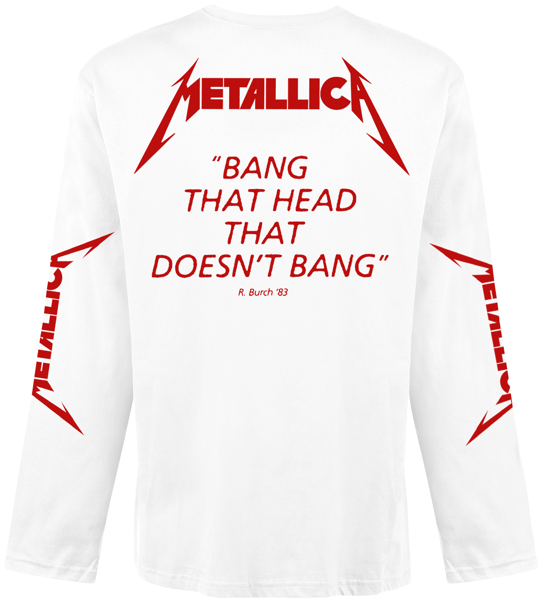 Metallica Kill 'Em All Long-sleeve Shirt white - Image 3