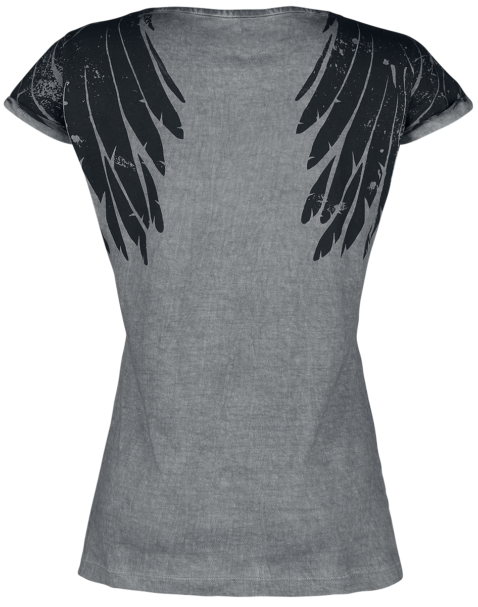 Black Premium by EMP Dare To Be Different T-Shirt grey - Image 3
