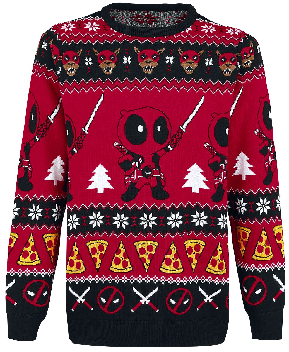 Deadpool Wish You A Deadpool Christmas Christmas jumper multicolour - Image 2