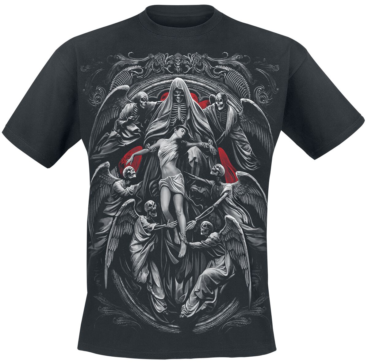 Spiral Reaper's Door T-Shirt black - Image 2