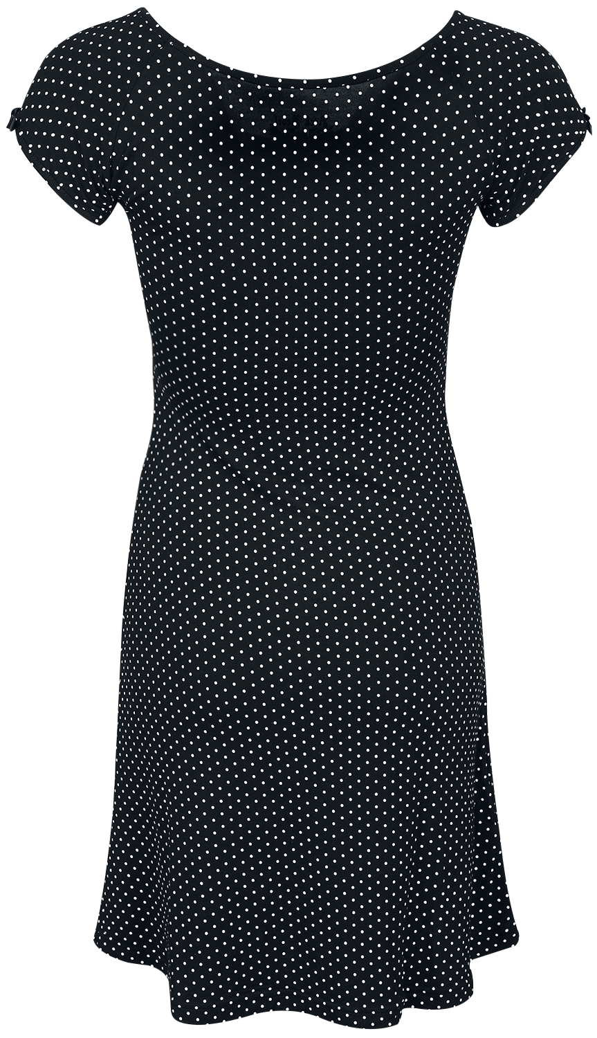 Rock Rebel by EMP Rock Rebel Rockabilly Dress with Spots Mini Dress black - Image 3