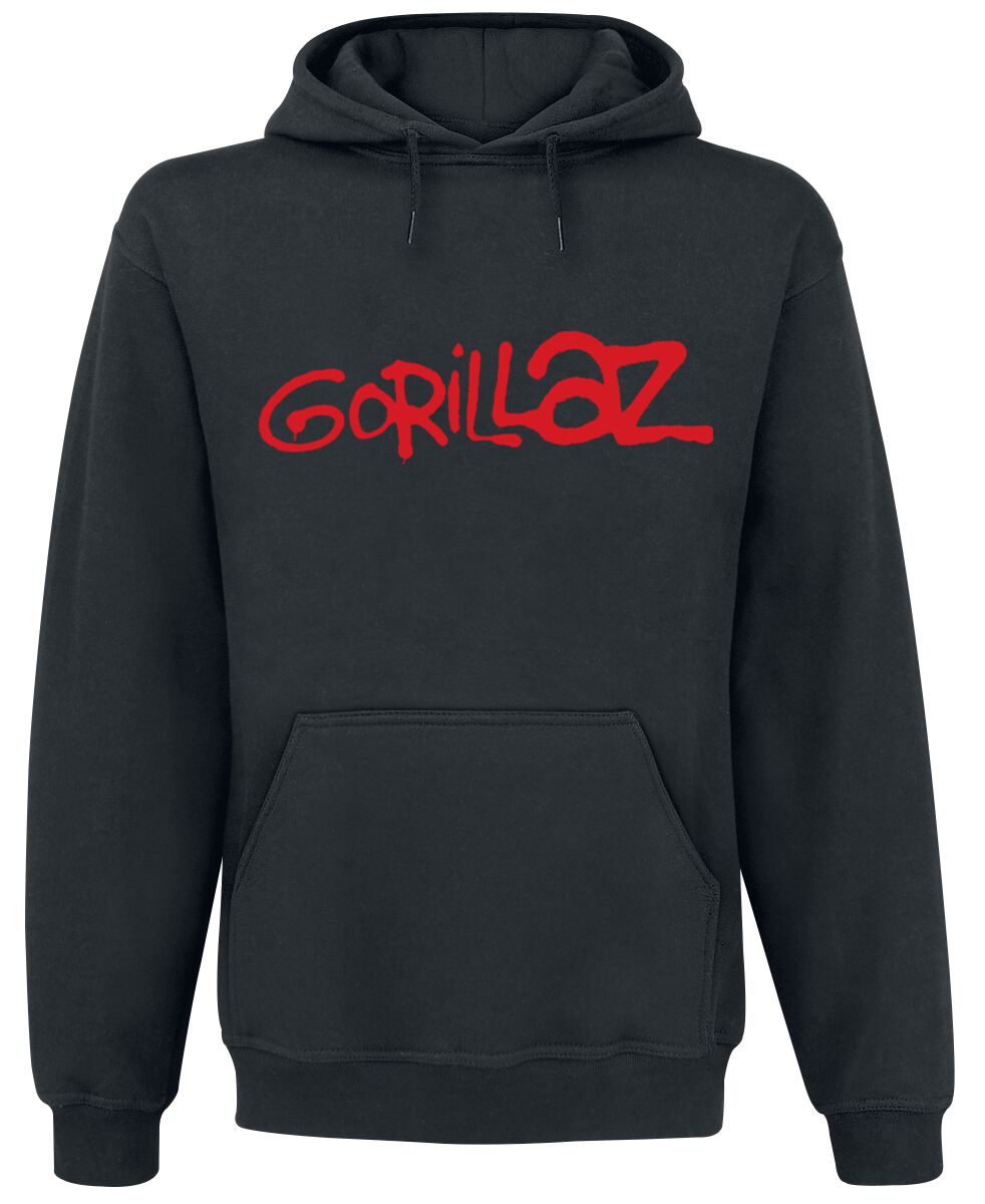 Gorillaz Logo Hoodie black - Image 2