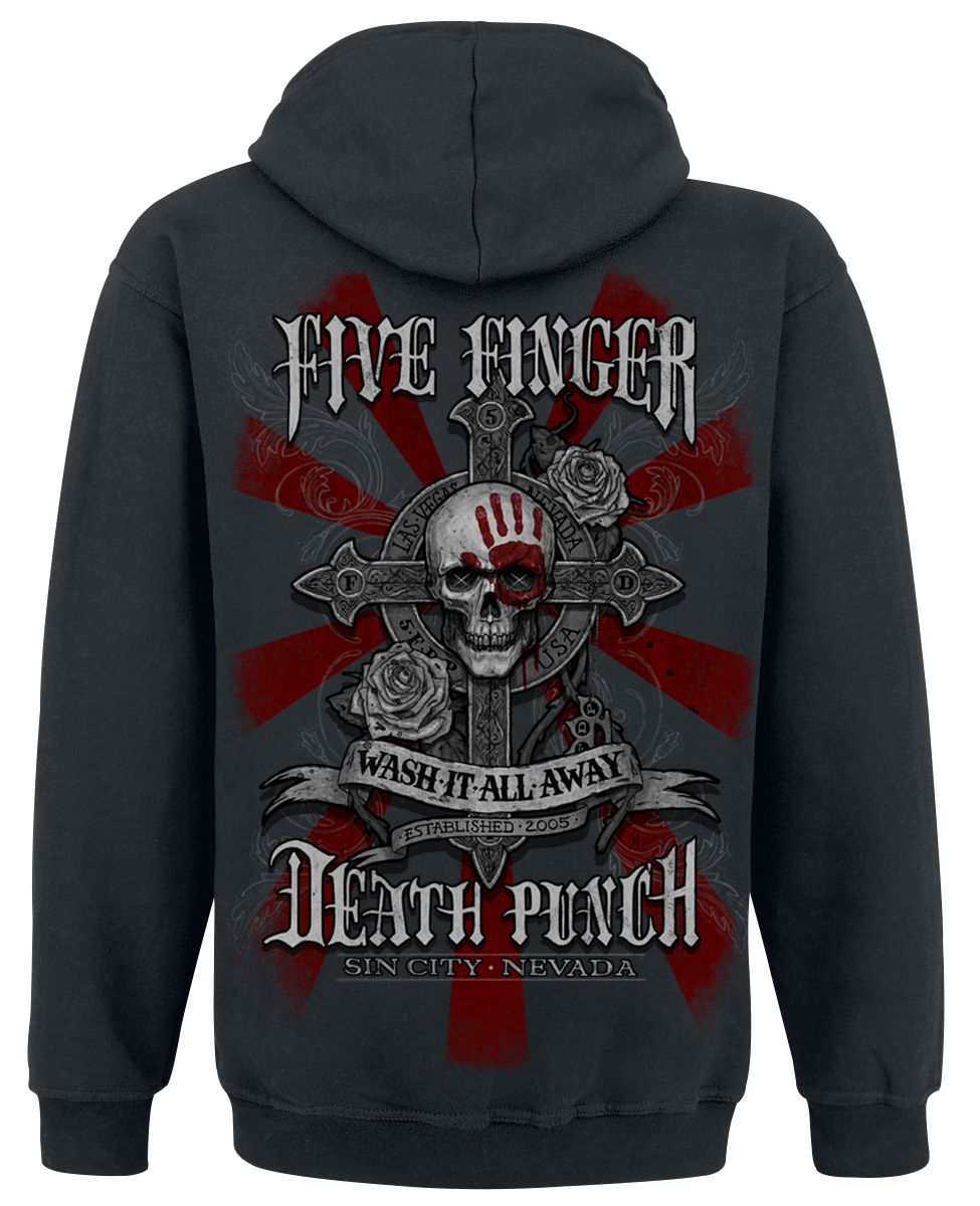 Five Finger Death Punch Wash It All Away Hoodie black - Image 3