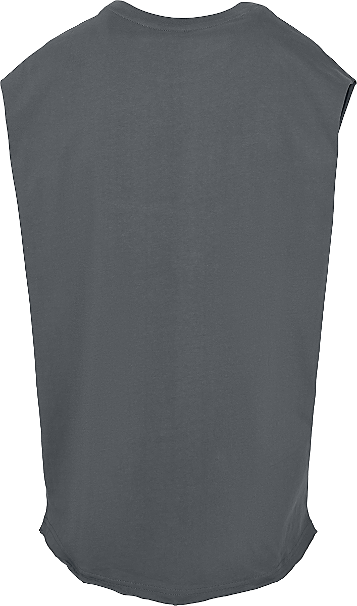 Urban Classics Open Edge Sleeveless Tee Tanktop charcoal - Image 3