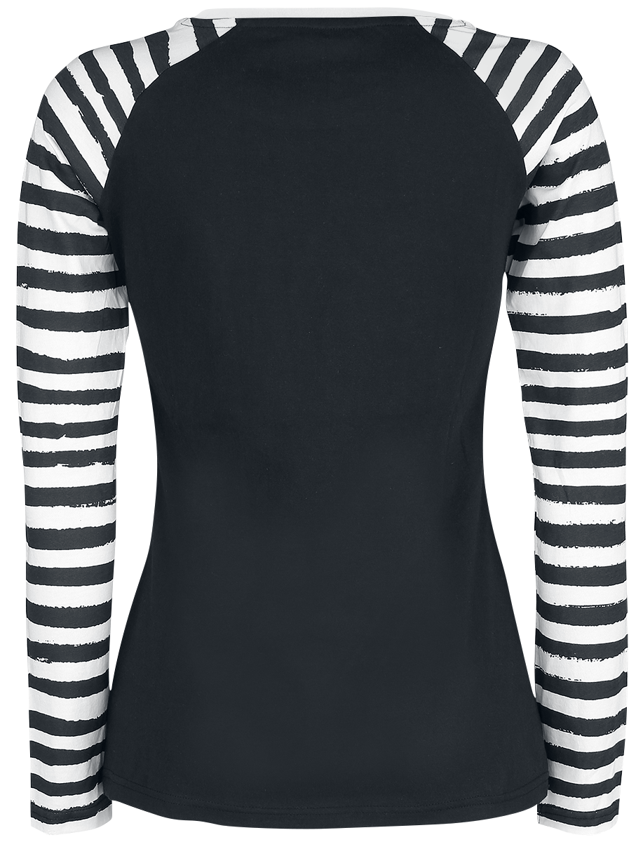 RED by EMP Long Raglan Road Long-sleeve Shirt black - Image 3