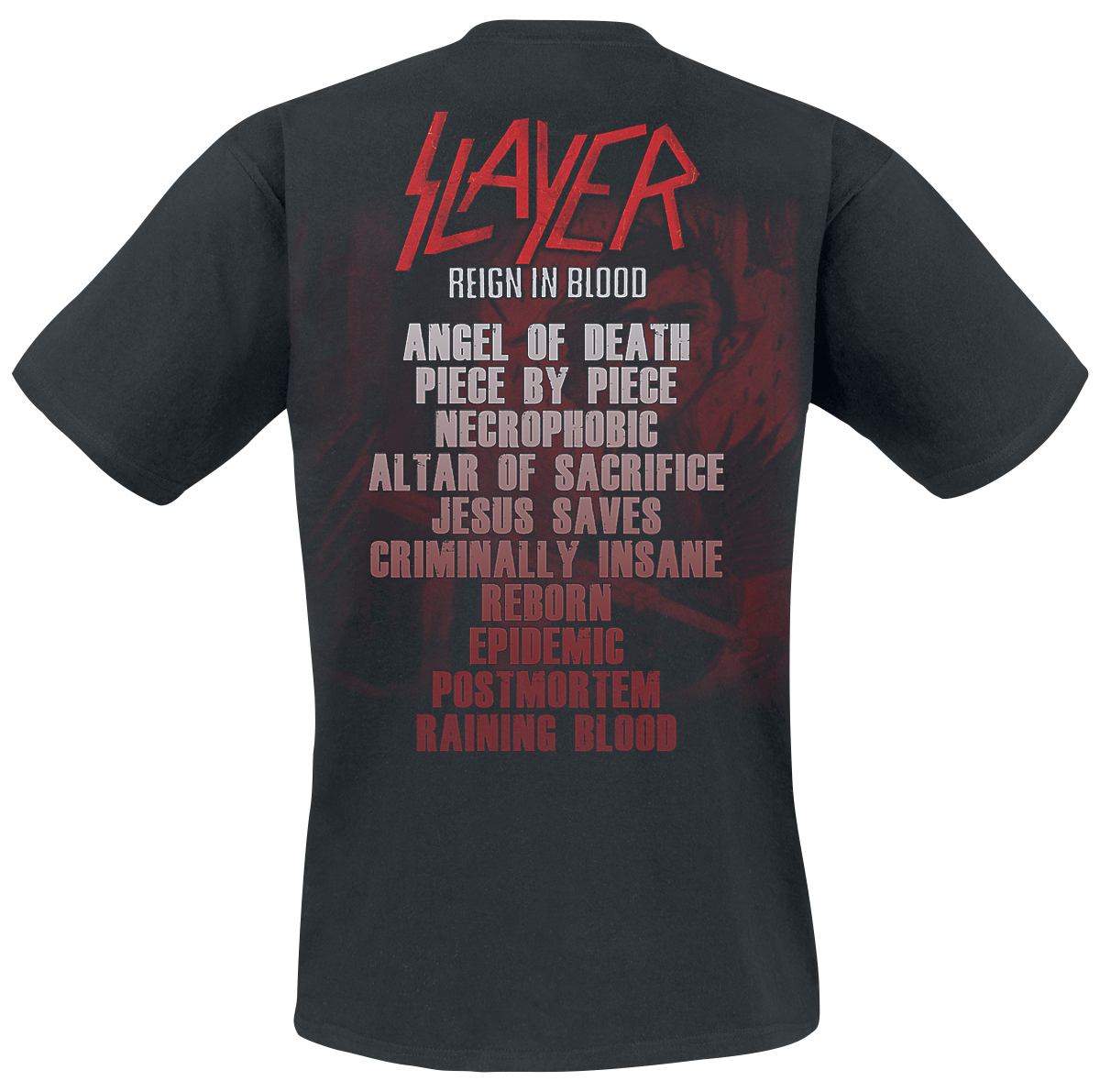 Slayer Reign In Blood T-Shirt black - Image 3