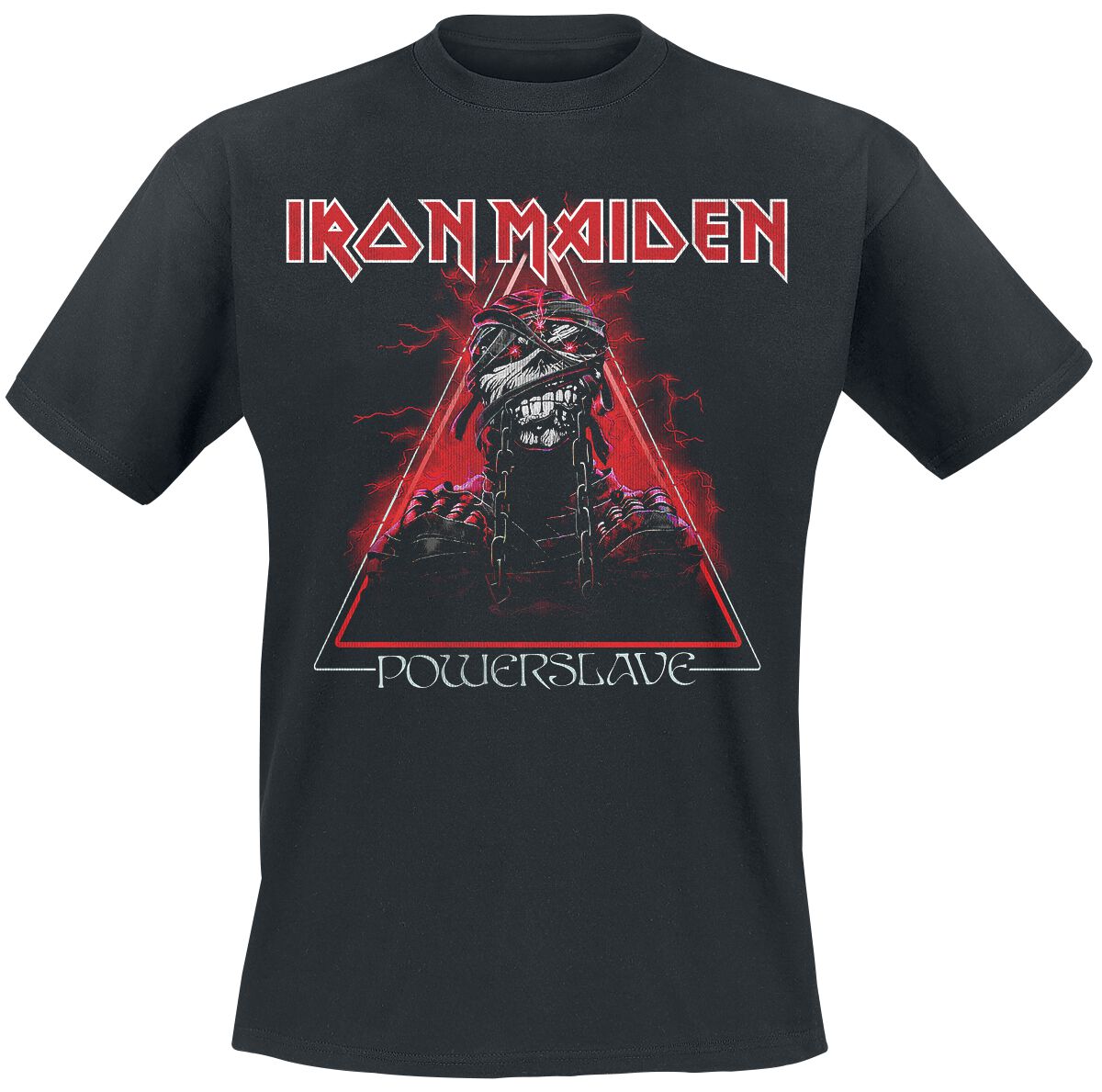 Iron Maiden Mummy Triangle T-Shirt black - Image 2