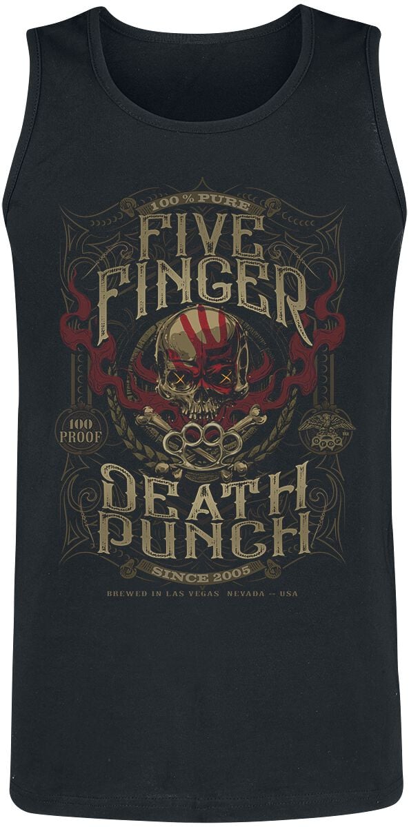 Five Finger Death Punch 100 Proof Tanktop black - Image 2