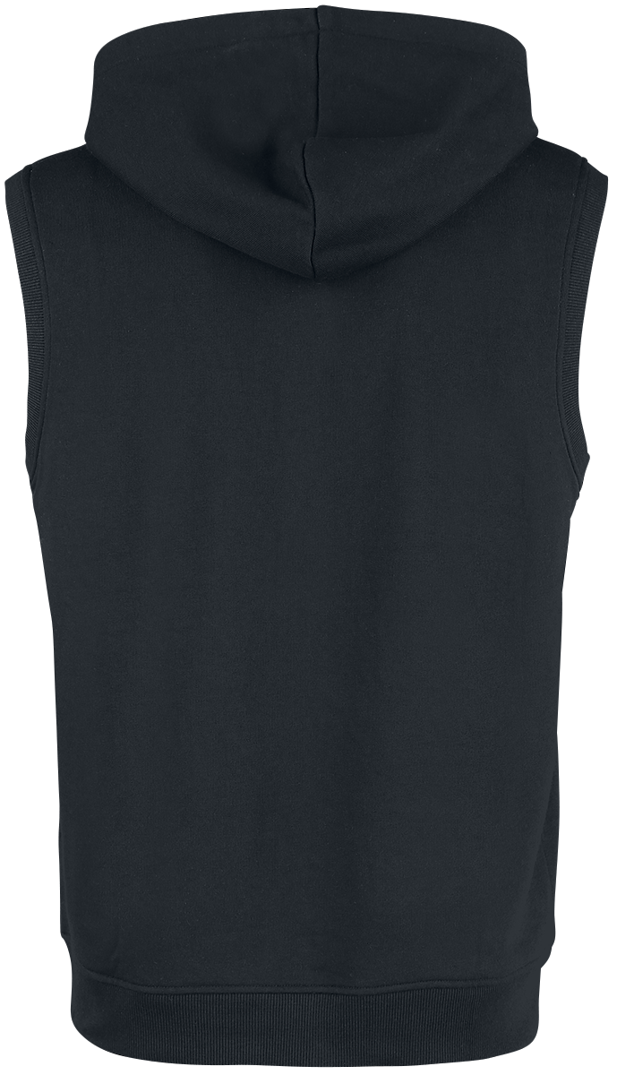 RED by EMP Black Sweat Vest with Hood Vest black - Image 3