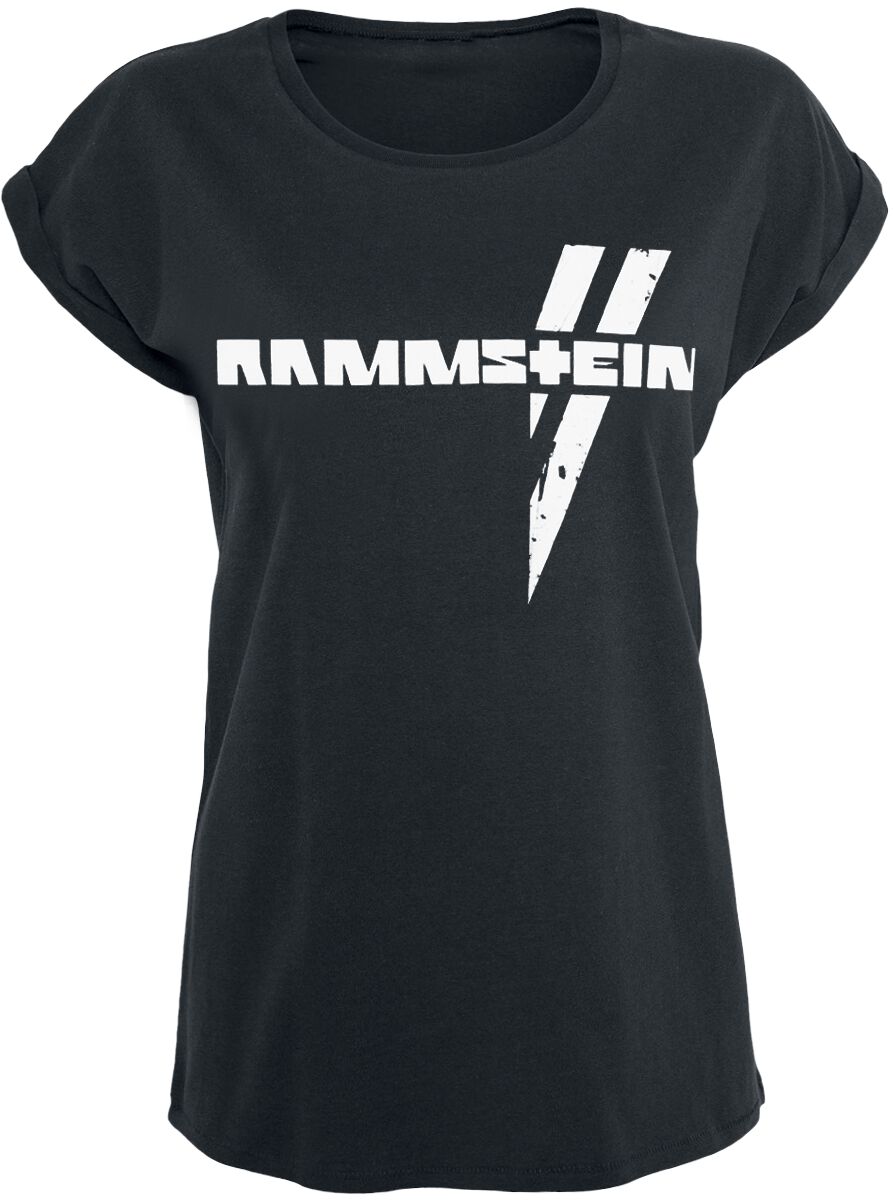Rammstein Weiße Balken T-Shirt black - Image 2