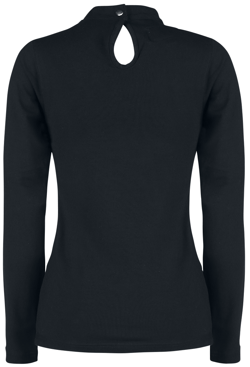 Poizen Industries Amoret Top Long-sleeve Shirt black - Image 3