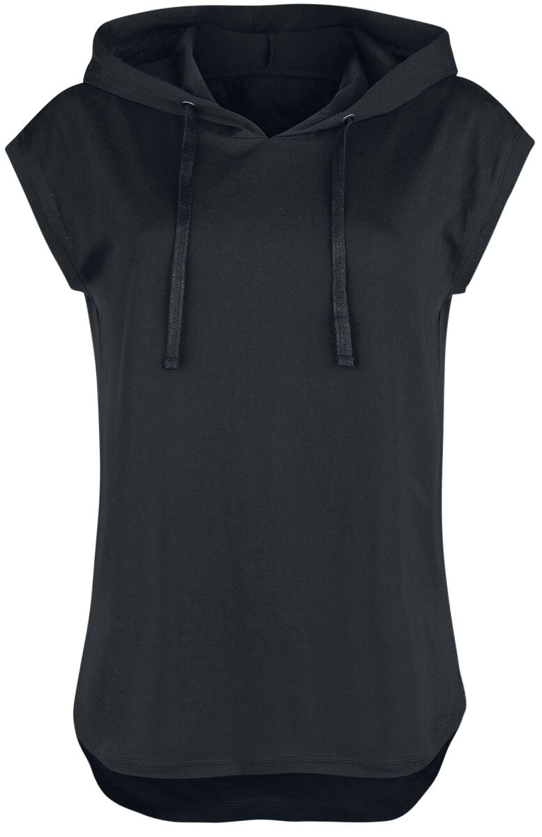 RED by EMP Sleeveless Hoodie T-Shirt black - Image 2