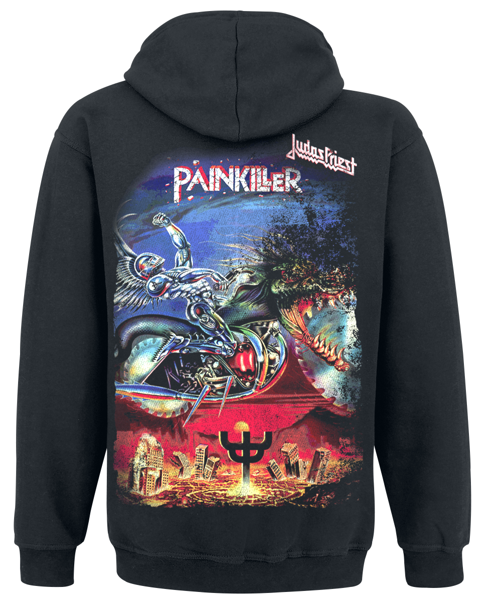 Judas Priest Painkiller Hoodie Jacket black - Image 3
