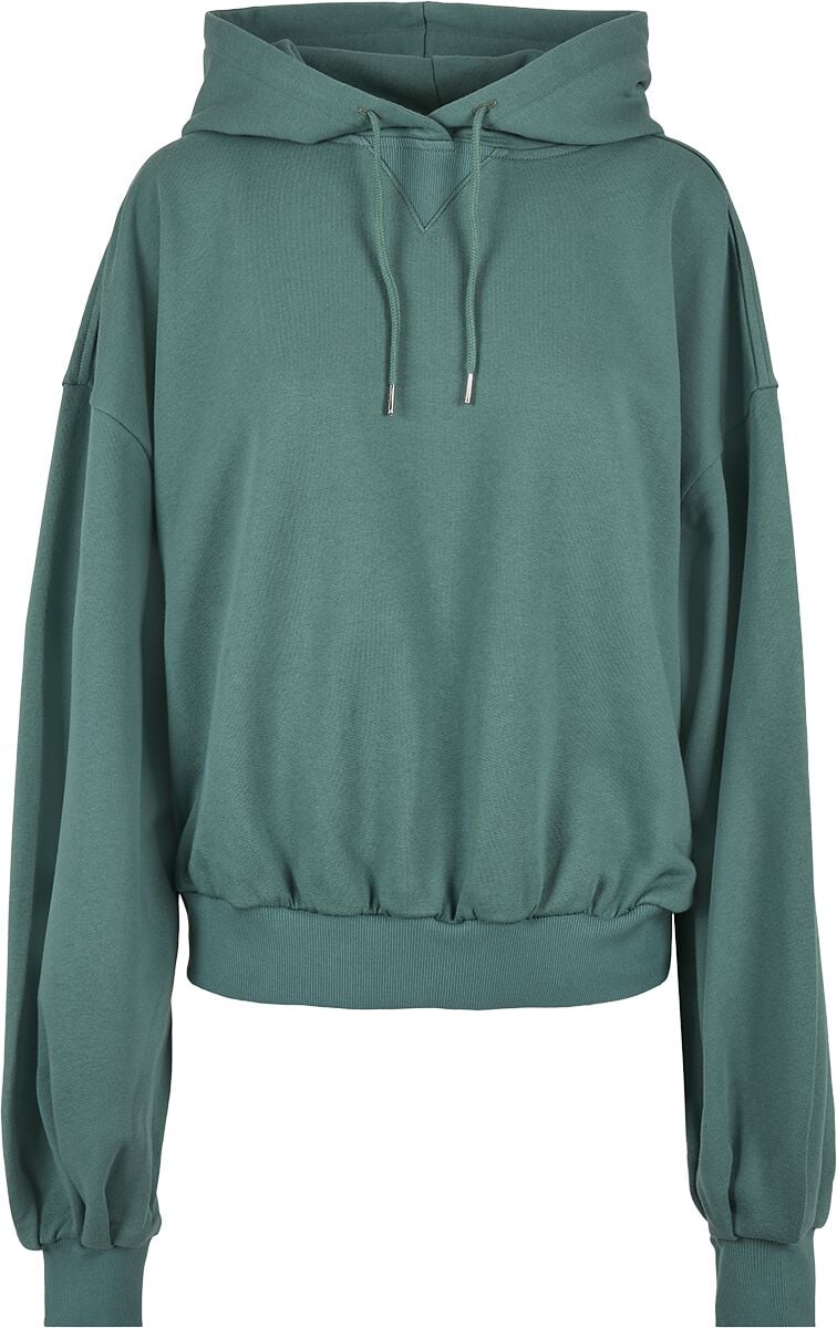 Urban Classics Ladies Organic Oversized Terry Hoodie Hoodie petrol - Image 2
