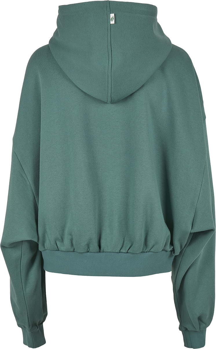 Urban Classics Ladies Organic Oversized Terry Hoodie Hoodie petrol - Image 3
