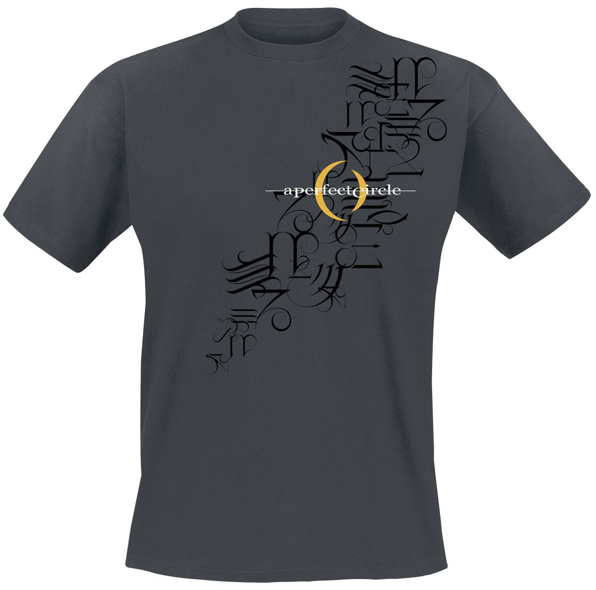A Perfect Circle Hieroglyphics T-Shirt charcoal