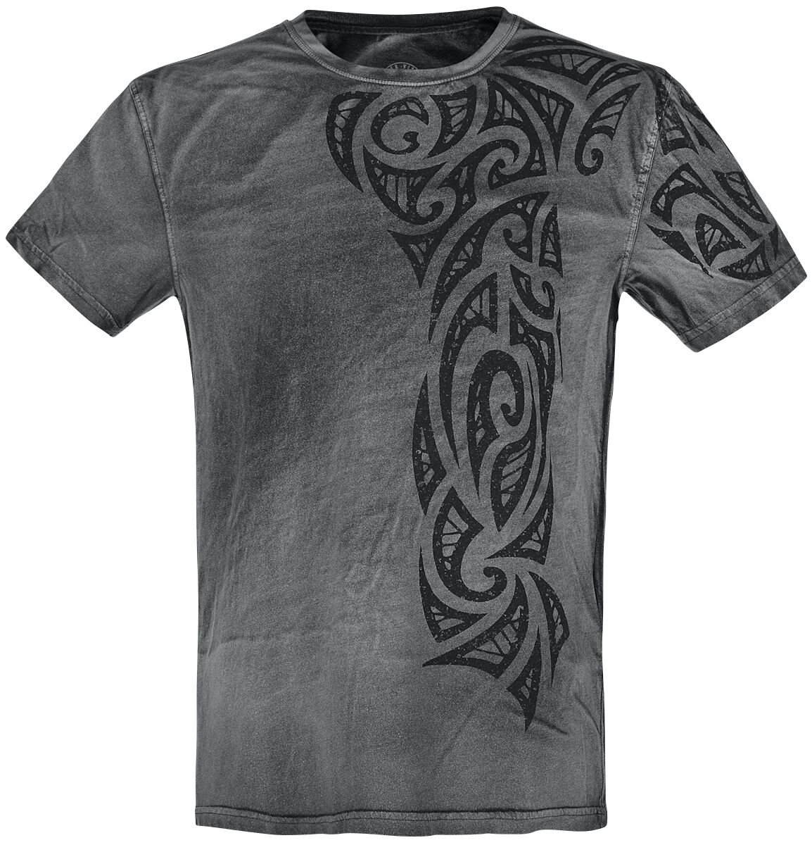 Outer Vision Gothic Tattoo T-Shirt grey - Image 2