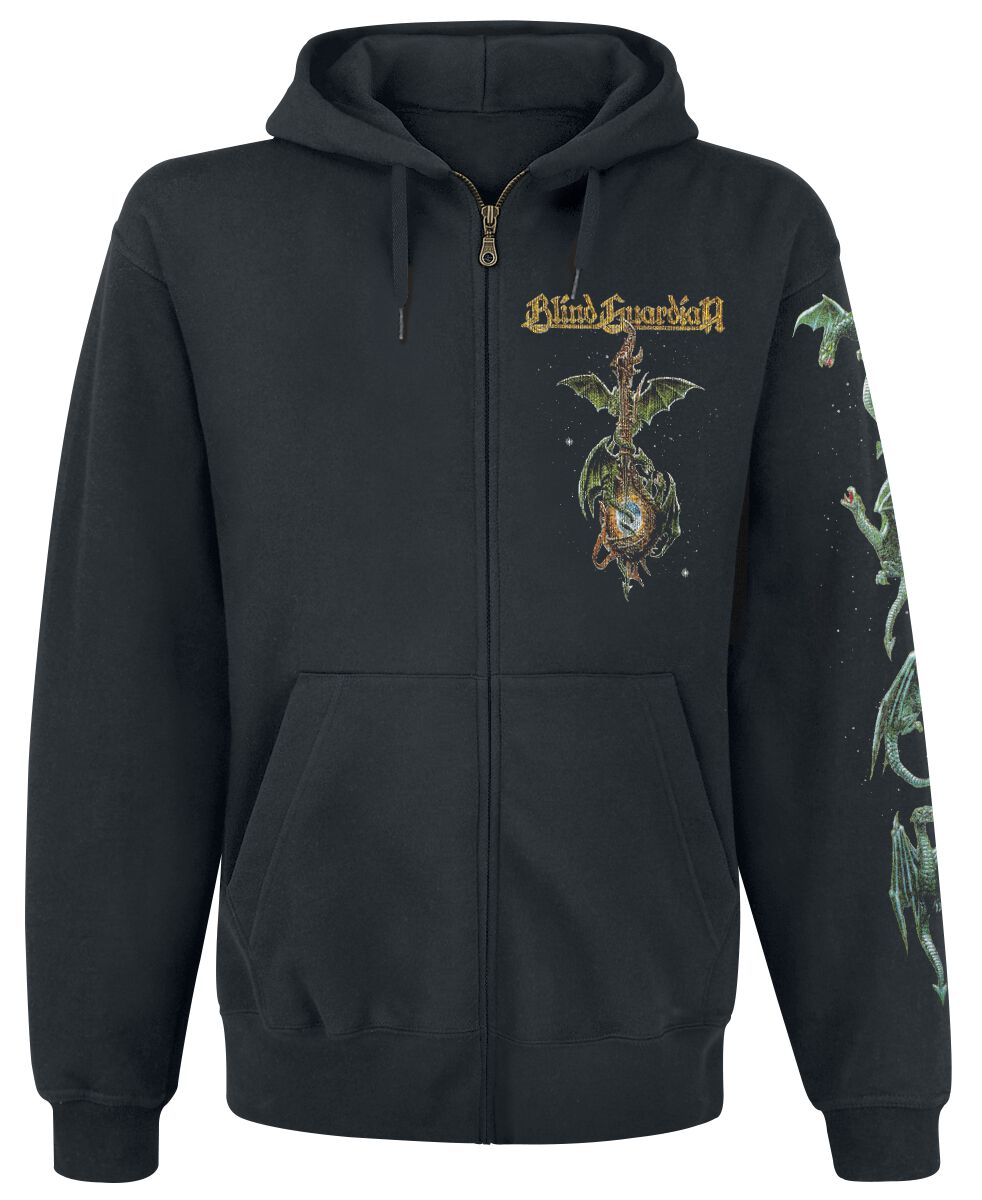 Blind Guardian Imagination From The Other Side - Guitar Hoodie Jacket black - Image 2