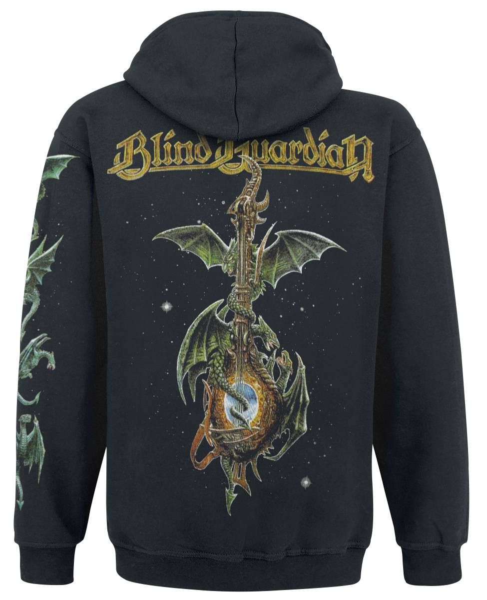 Blind Guardian Imagination From The Other Side - Guitar Hoodie Jacket black - Image 3
