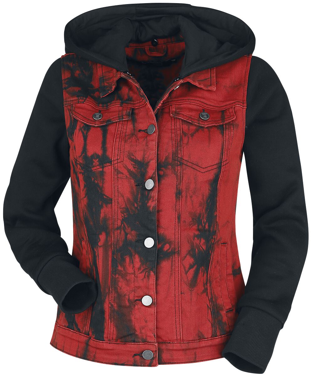 RED by EMP Denim Soul Jeans Jacket black red - Image 2