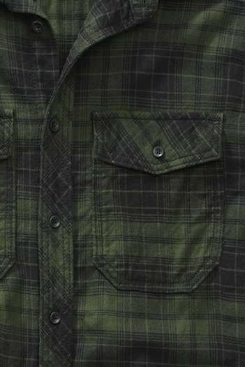 Brandit Checkshirt Flanel Shirt green - Image 3
