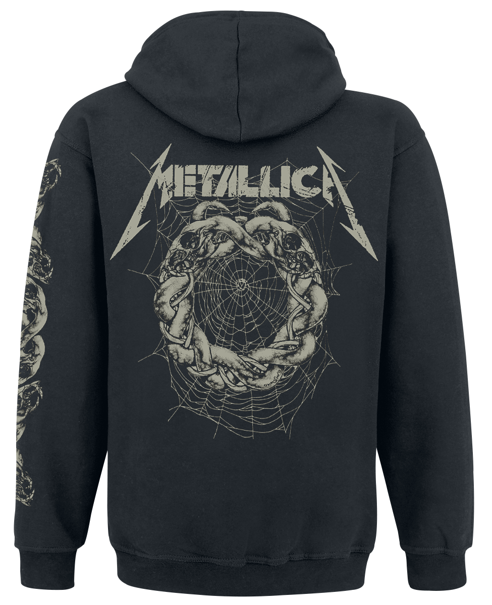 Metallica Snake Ring Hoodie Jacket black - Image 3