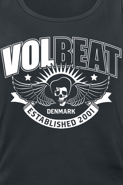 Volbeat Skullwing Ribbon Top black - Image 3