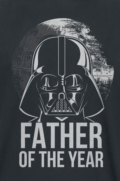 Star Wars Darth Vader - Father Of The Year T-Shirt black - Image 3
