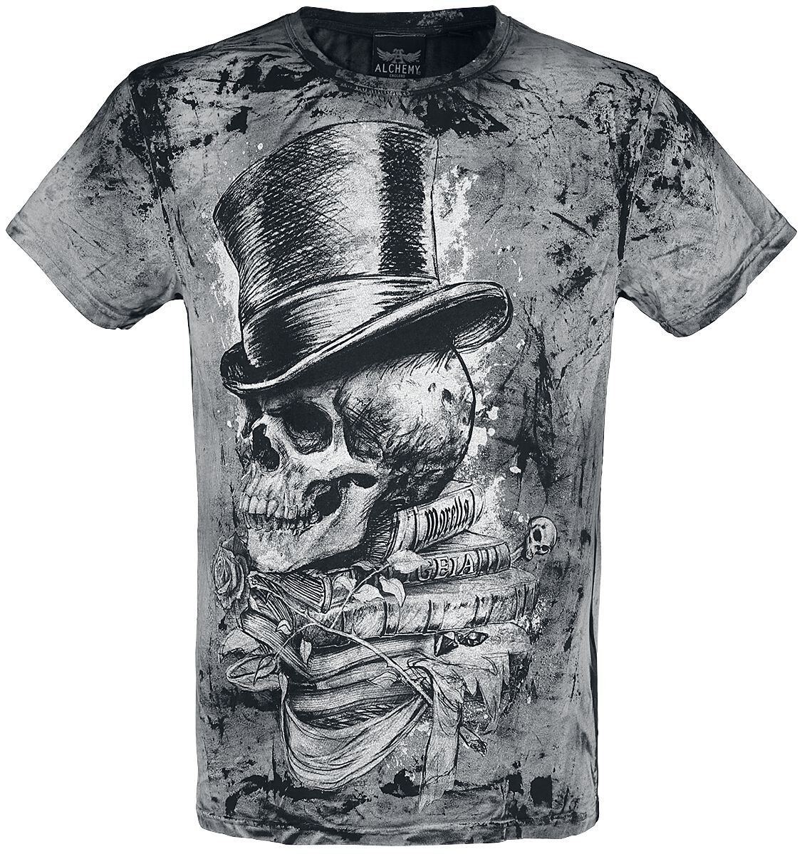 Alchemy England Magistus Skull T-Shirt black - Image 2