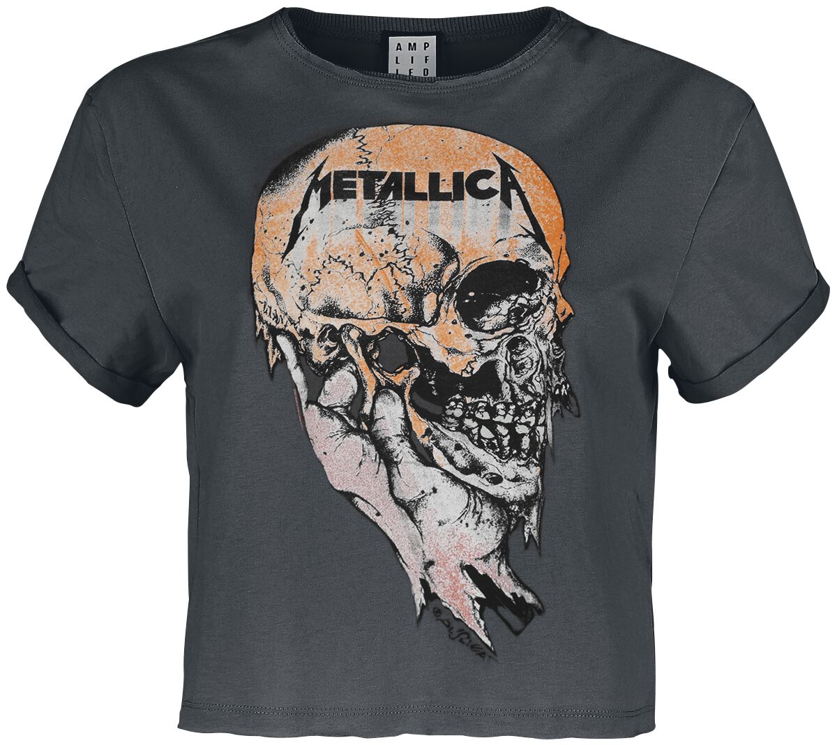 Metallica Amplified Collection - Sad But True T-Shirt charcoal - Image 2
