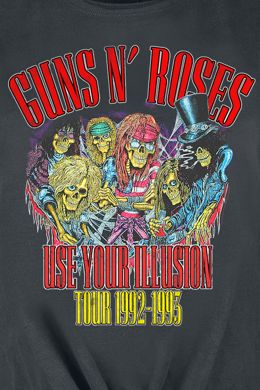 Guns N' Roses Amplified Collection - Use Your Illusion 93-94 Top charcoal - Image 3