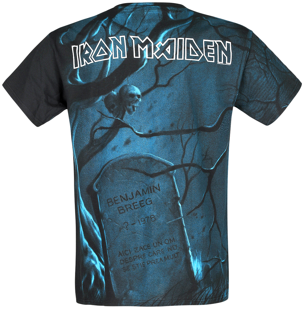 Iron Maiden Benjamin Breeg Allover T-Shirt Allover - Image 3