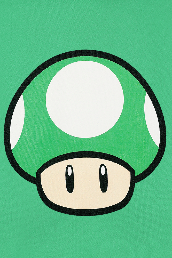 Super Mario 1 - Up Mushroom Hoodie green - Image 3