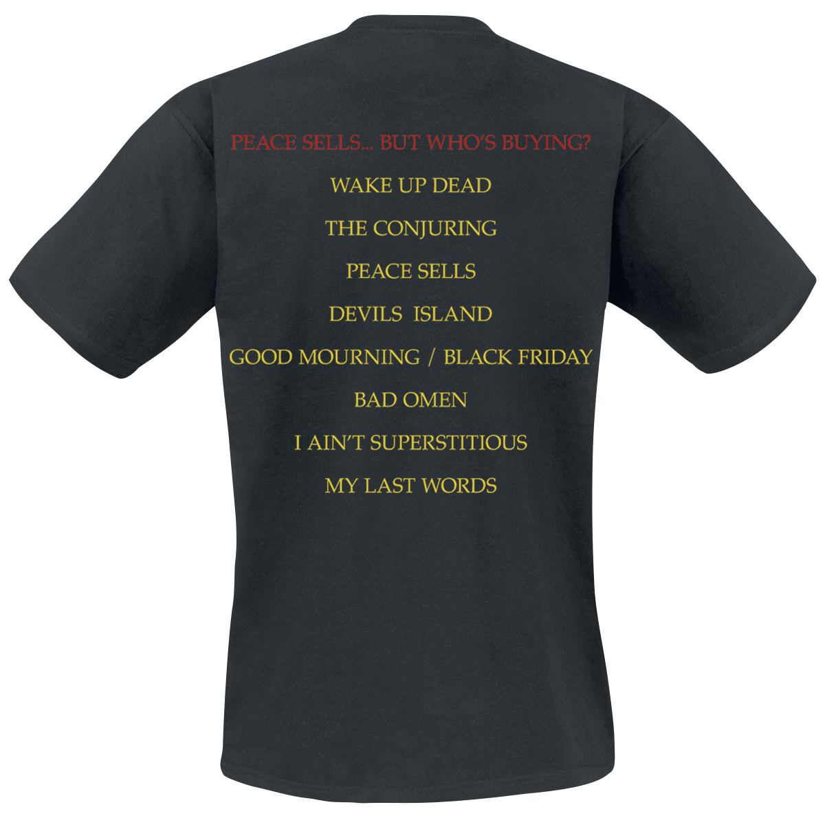 Megadeth Peace Sells... T-Shirt black - Image 3