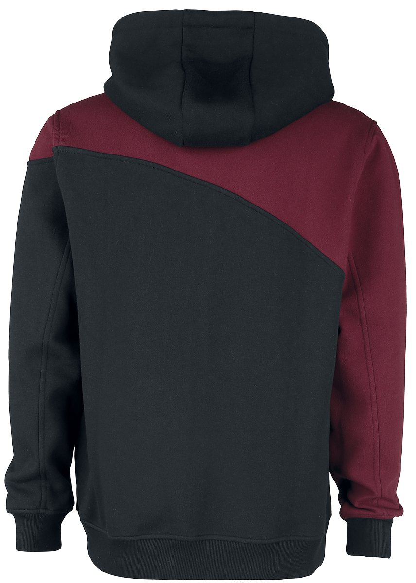 RED by EMP Red-Black Hoodie Jacket Hoodie Jacket bordeaux black - Image 3