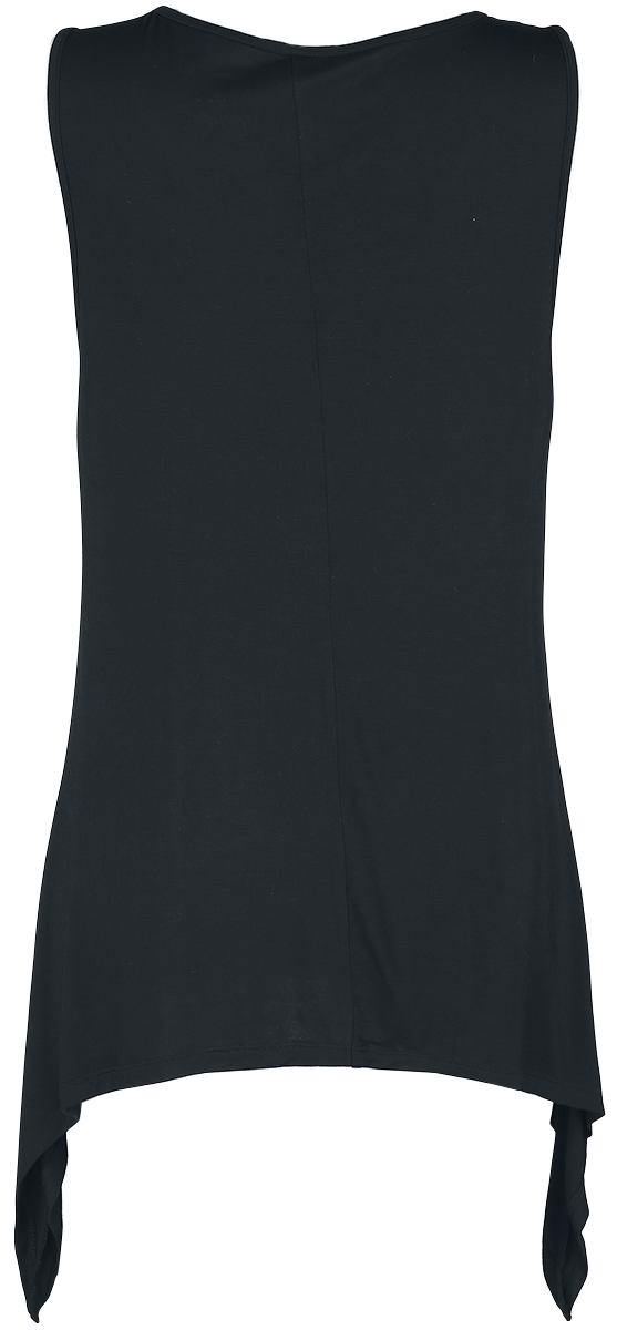 Full Volume by EMP Top with Mandala Barbed Wire Print Top black - Image 3