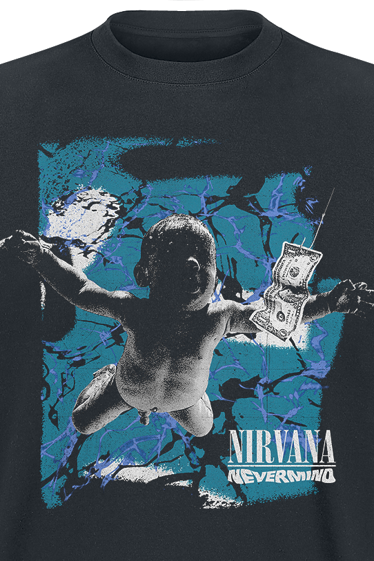 Nirvana Nevermind ALB T-Shirt black - Image 3