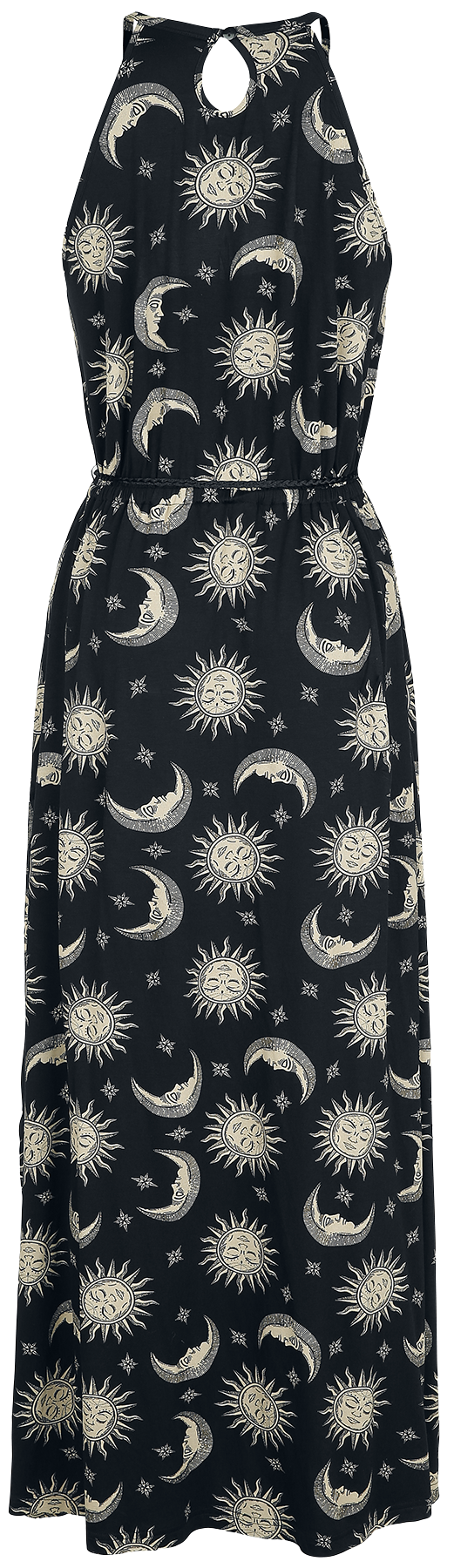 Gothicana by EMP Maxi Dress with Sun, Moon and Stars Maxi Dress black - Image 3