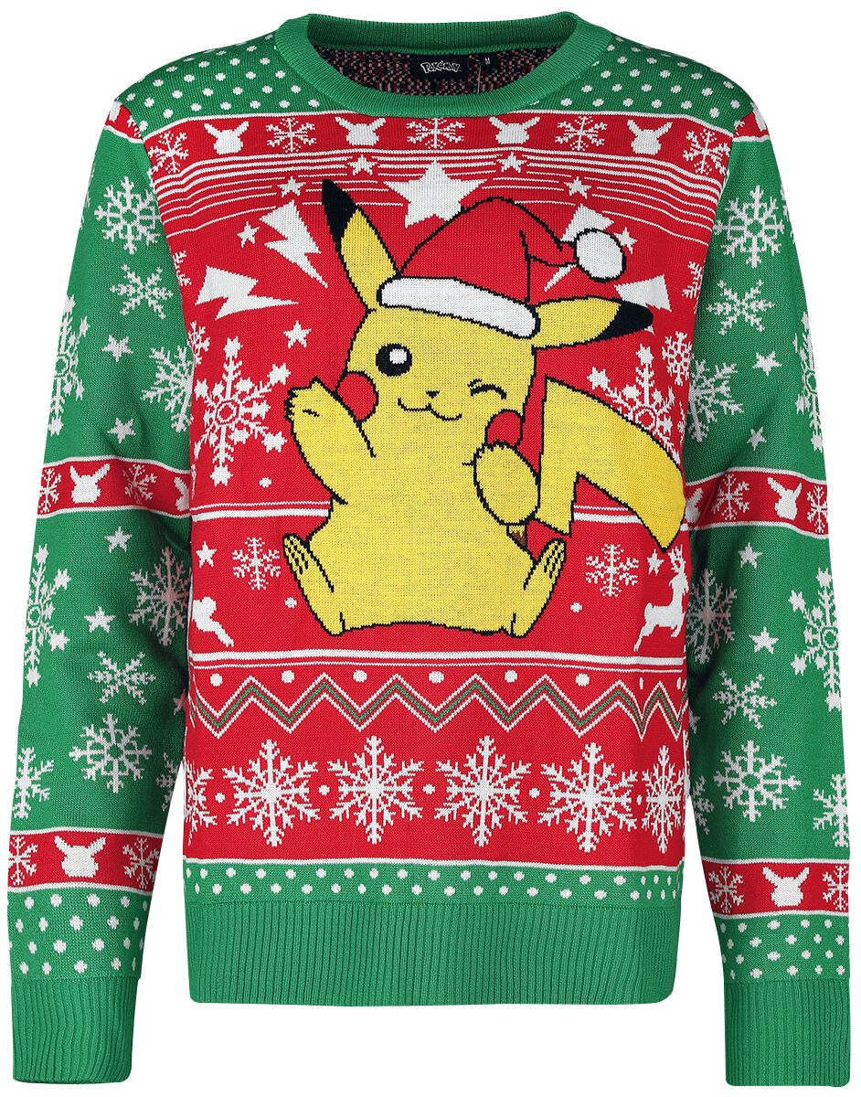 Pokémon Pikachu - Pika, Pika! Christmas jumper multicolour - Image 2