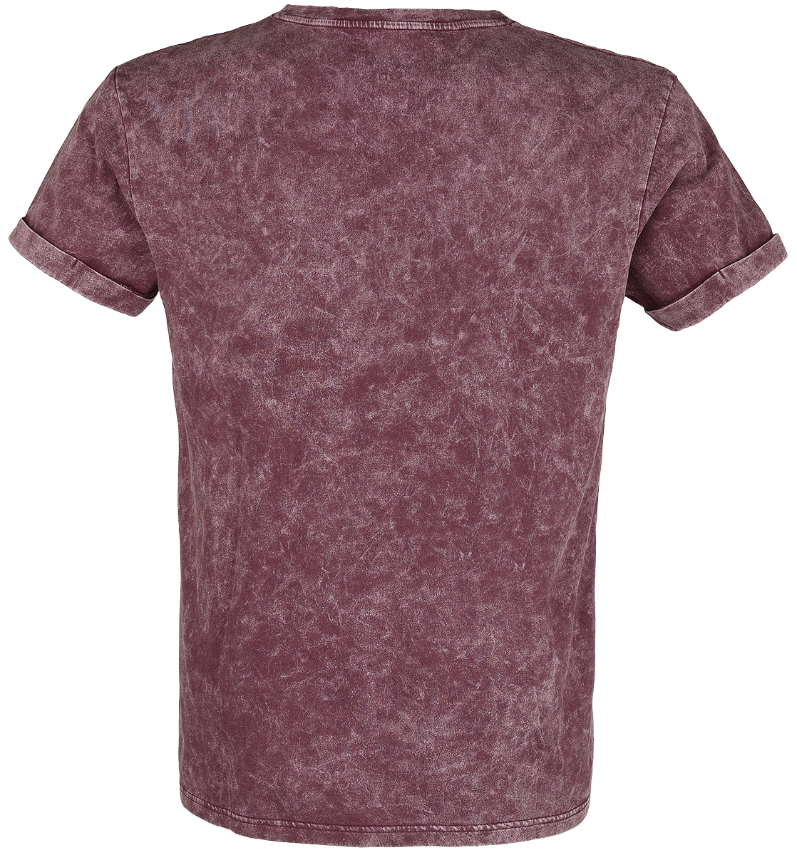 Black Premium by EMP T-shirt with Wash T-Shirt burgundy - Image 3