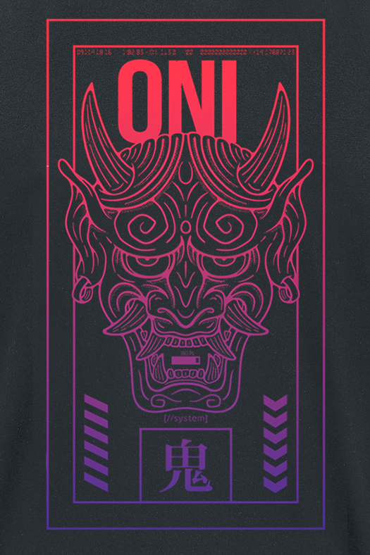 NEOMACHI AKUMA T-Shirt black - Image 3