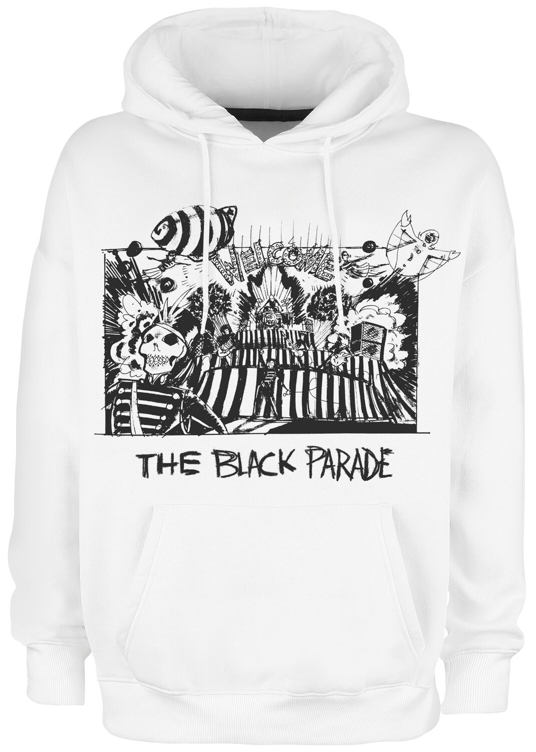 My Chemical Romance The Black Parade XV Marching Frame Hoodie white - Image 2