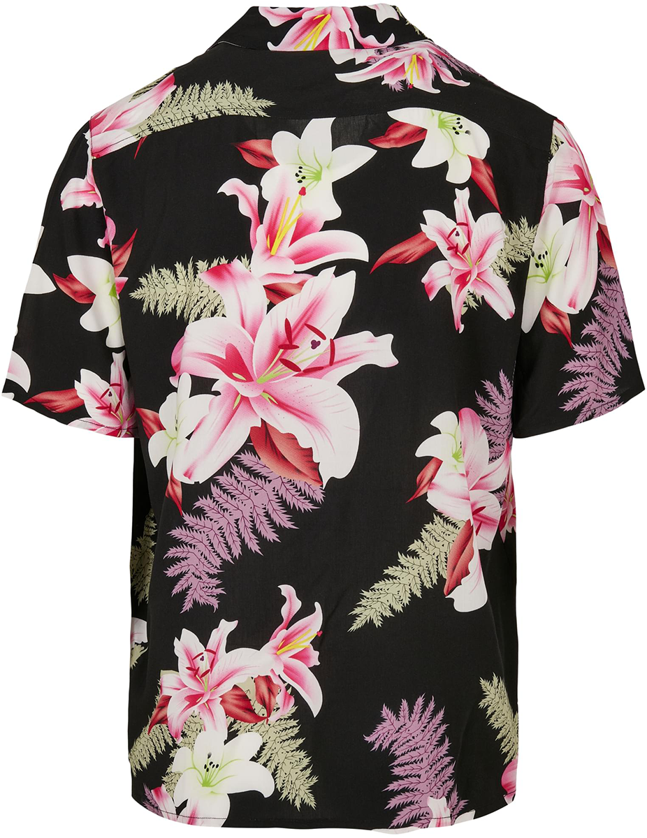 Urban Classics Viscose AOP Resort Shirt Short-sleeved Shirt multicolour - Image 3