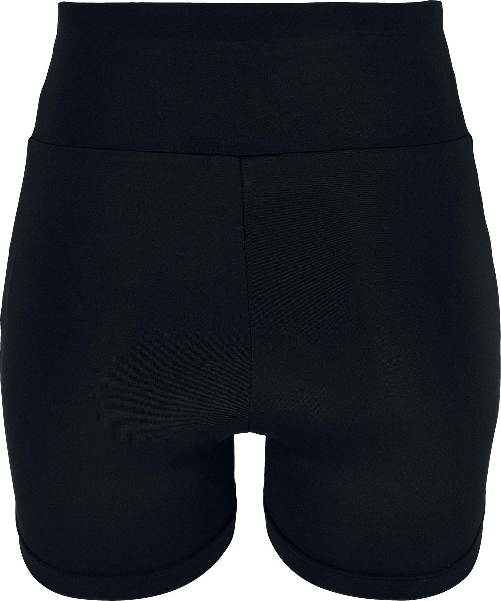 Urban Classics Ladies’ recycled high-waist cycling hot pants Hot Pants black - Image 3