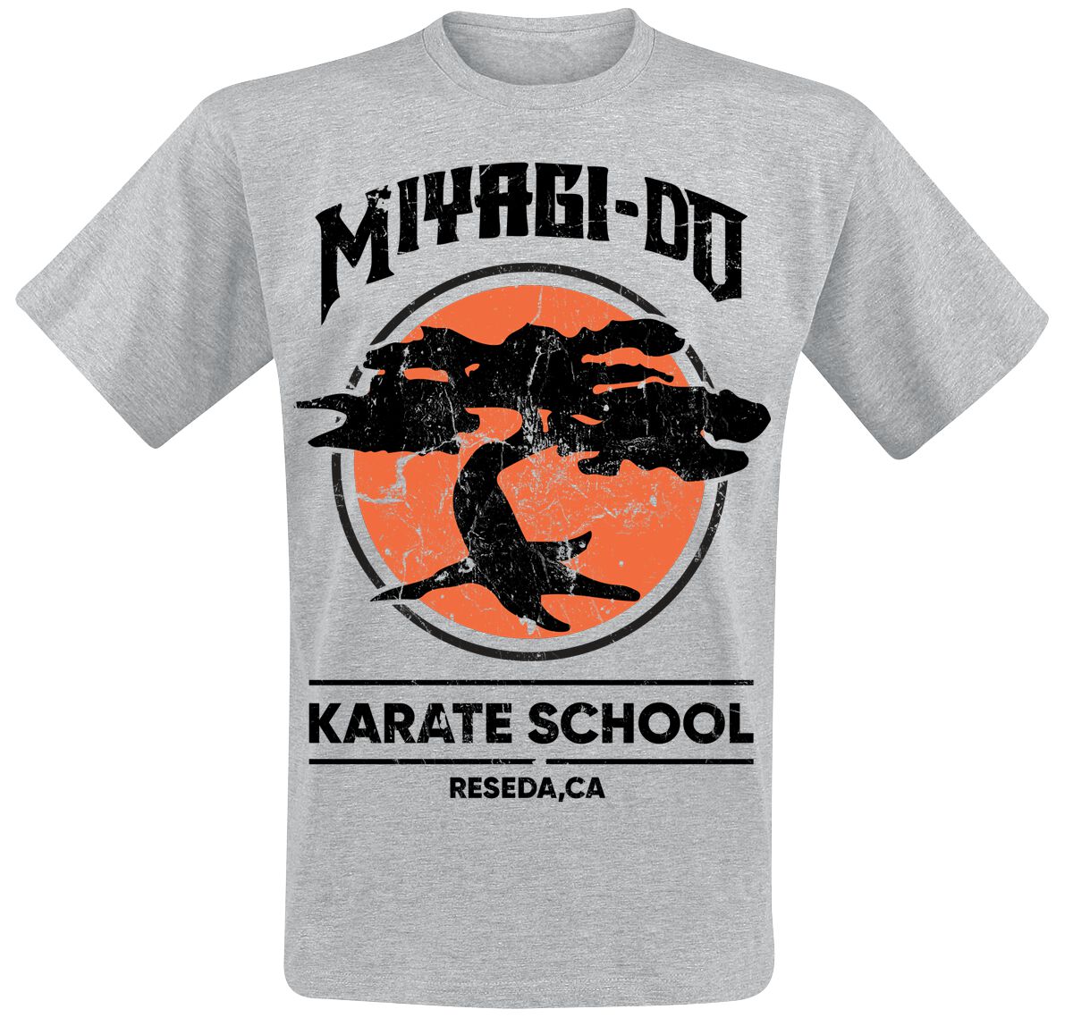 Cobra Kai Miyagi-Do Karate School T-Shirt grey - Image 2