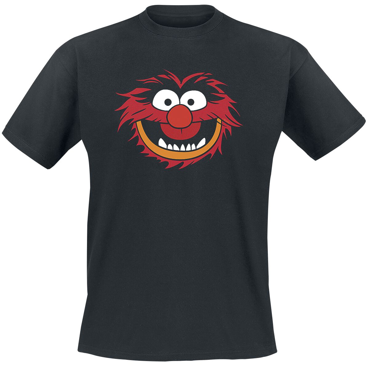 The Muppets Animal - Face T-Shirt black - Image 2