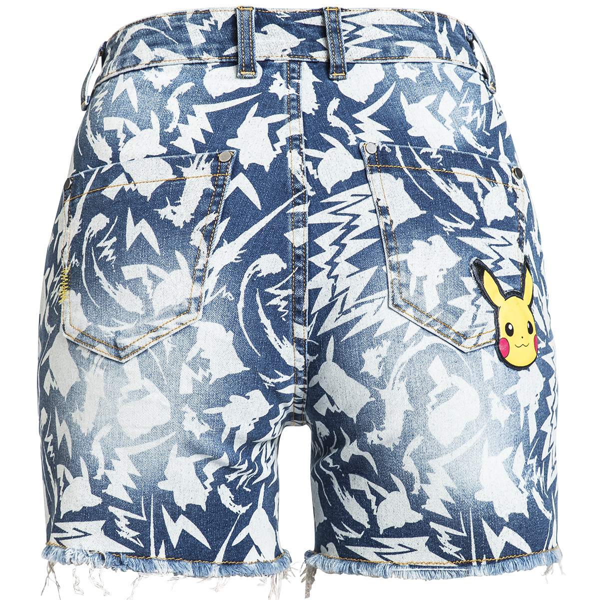 Pokémon Pikachu - Retro Summer Shorts blue - Image 3