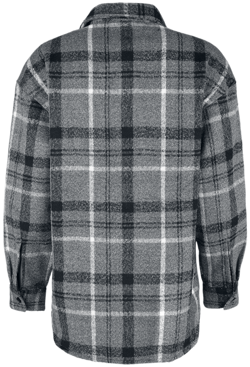 EMP Special Collection EMP Special Collection X Urban Classics unisex chequered flannel shirt Flanel Shirt grey - Image 3